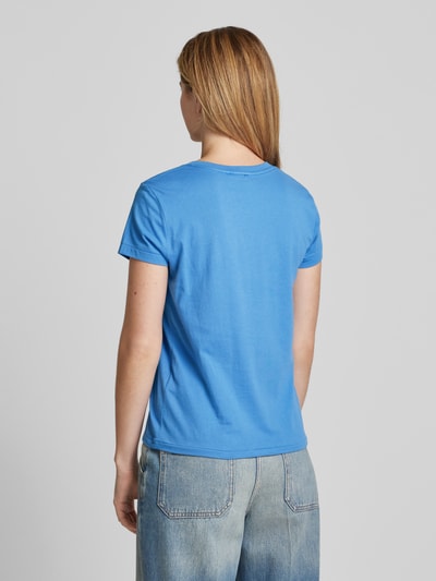 Polo Ralph Lauren T-shirt met logostitching Blauw - 5