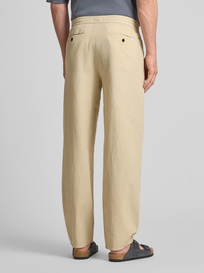 Lindbergh Stoffen broek met achterzakken Steengrijs - 5