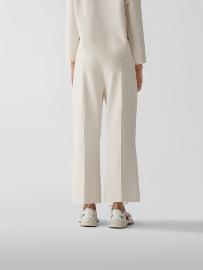 Theory Stretchhose mit Ziernähten Offwhite 5