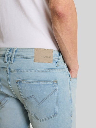 Tom Tailor Denim Slim Fit Jeansshorts aus Baumwoll-Mix Modell 'TTPIERS SLIM' Hellblau 3