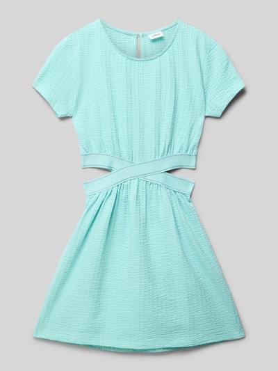 s.Oliver RED LABEL Tailliertes Freizeitkleid mit Cut Outs  Aqua 1