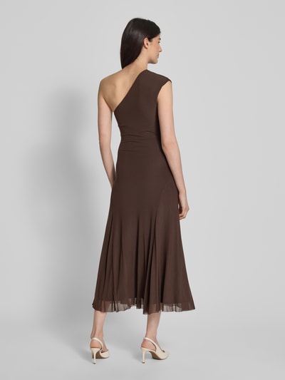 Forever New Cocktailkleid mit One-Shoulder-Träger Schoko 5