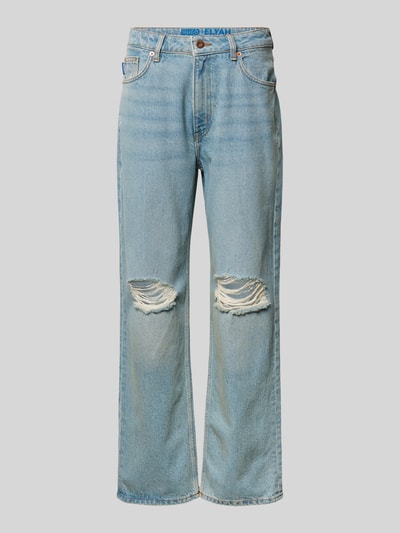 Hugo Blue Jeans im Used-Look Modell 'Elyah' Hellblau 2