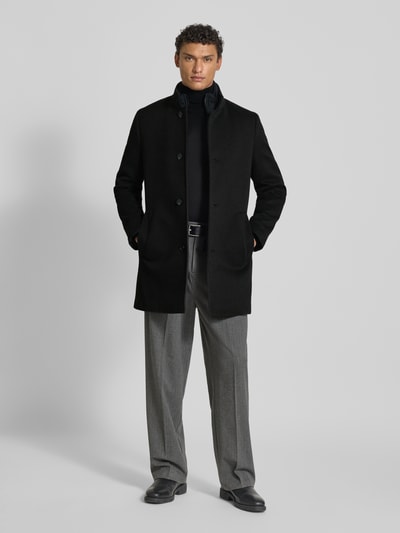 MCNEAL Mantel mit Stehkragen Black 1