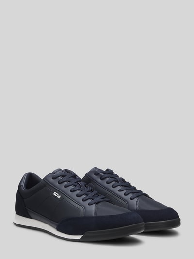 BOSS sneakers met labelopschrift Donkerblauw - 2
