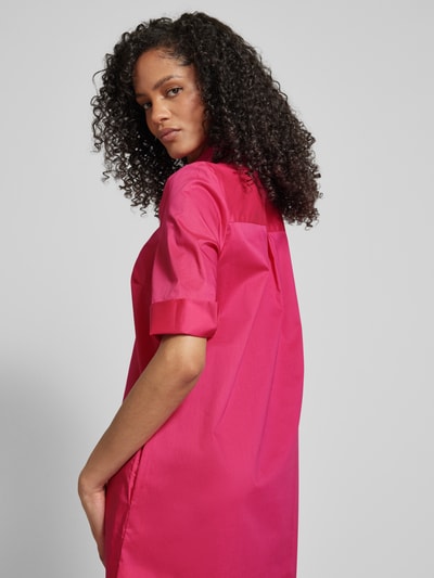 Christian Berg Woman Selection Knielanges Kleid mit kurzer Knopfleiste Pink 3