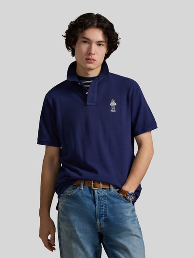 Polo Ralph Lauren Relaxed Fit Poloshirt mit Polo Bear Stitching Rauchblau 4