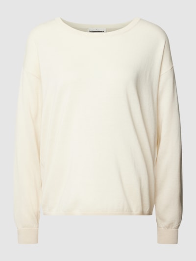 Armedangels Gebreide pullover met ronde hals, model 'LAARNI' Offwhite - 2