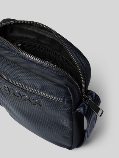 BOSS Schoudertas met labelapplicatie, model 'Catch_3.0' Donkerblauw - 5