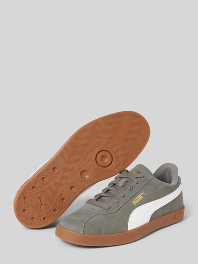 Puma Sneaker aus echtem Leder Modell 'Club' Dunkelgrau 4