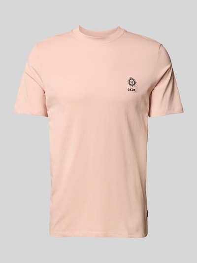 Blend T-Shirt mit Motiv- und Statement-Stitching Modell 'JANUS' Altrosa 2