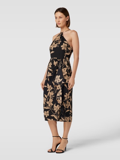 Lauren Ralph Lauren Midi-jurk met bloemenmotief, model 'CALHANIS' Zwart - 1