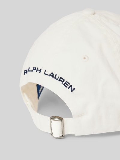 Polo Sport Basecap mit Label-Stitching Ecru 3