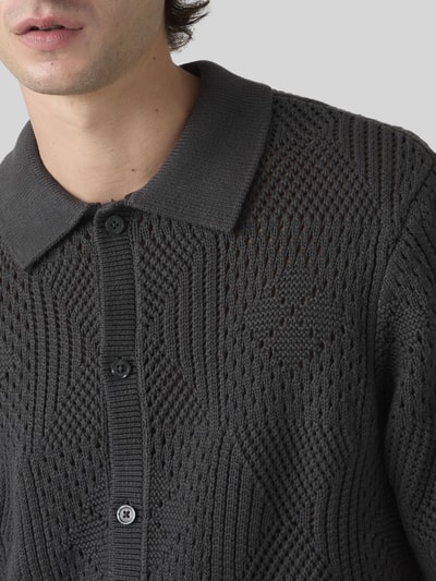 Levi's® Koszula z krótkim rękawem o kroju regular fit z czystej bawełny Czarny 3