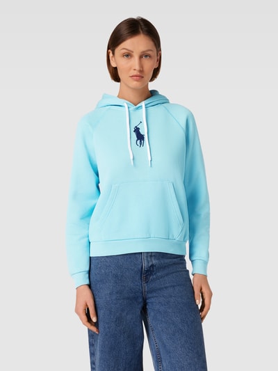 Polo Ralph Lauren Hoodie met kangoeroezak Turquoise - 4