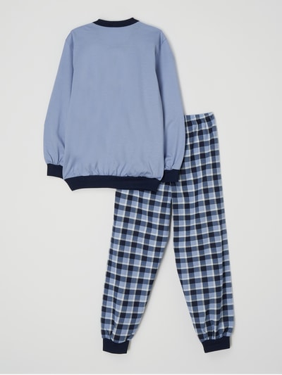 Calida Pyjama met print  Blauw - 3