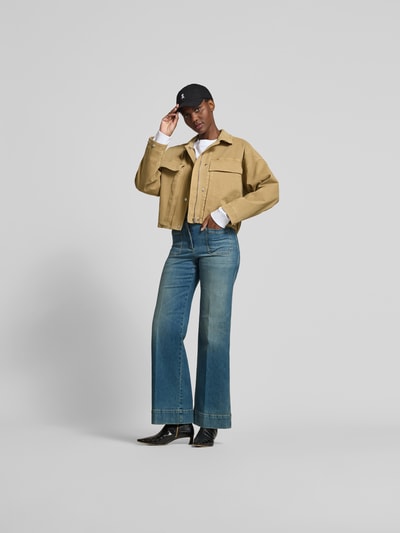 Victoria Beckham Jeans mit Eingrifftaschen Jeansblau 1