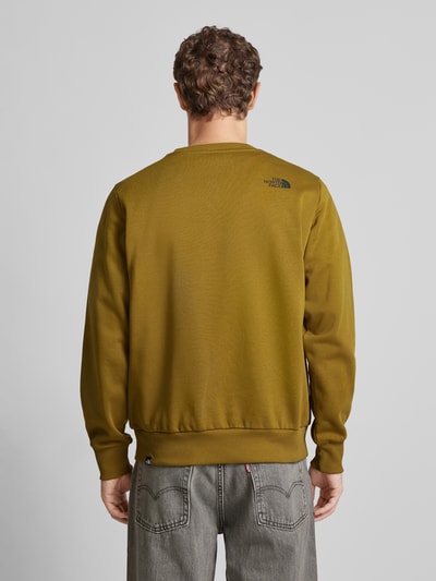 The North Face Sweatshirt met labelpatch Kaki - 5