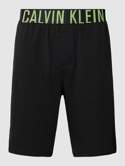Calvin Klein Underwear Pyjama-Shorts mit elastischem Logo-Bund Black 1
