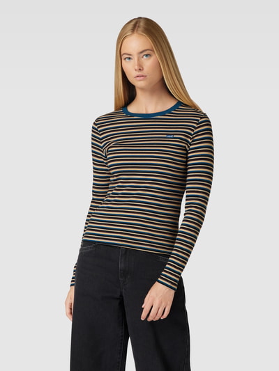 Levi's® Longsleeve mit Streifenmuster Anthrazit 4