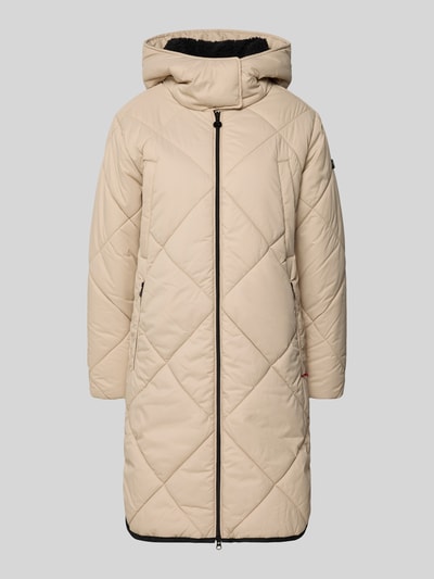 Frieda & Freddies Lange jas met doorgestikte naden, model 'Richelle' Beige - 2