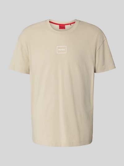 HUGO T-Shirt mit Rundhalsausschnitt Modell 'Laze' Beige 2