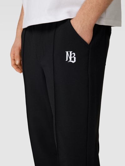 No Bystanders Trackpants mit Label-Stitching Black 3