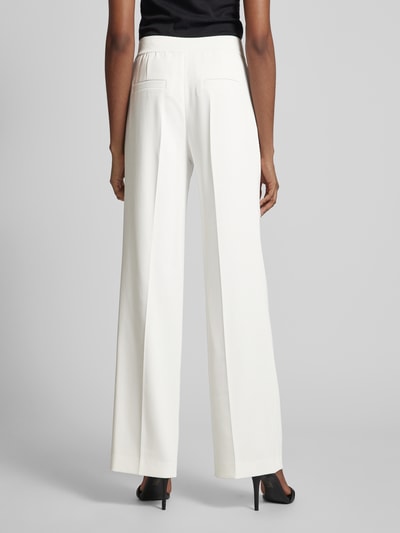 Marc Cain Stoffen broek met elastische band Offwhite - 5