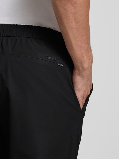 CK Calvin Klein Classic fit broek met elastische band Zwart - 3