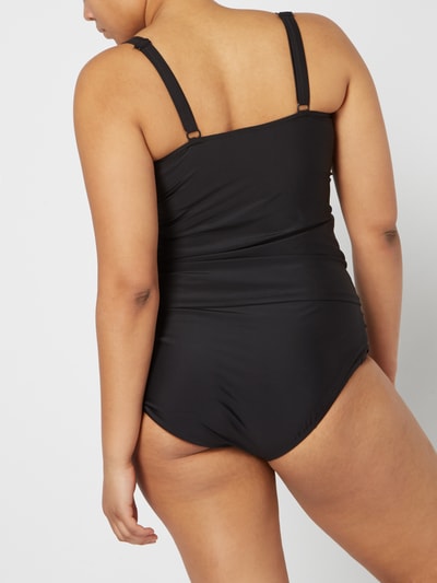 Junarose PLUS SIZE - Tankini-Oberteil mit Knotendetail Black 6