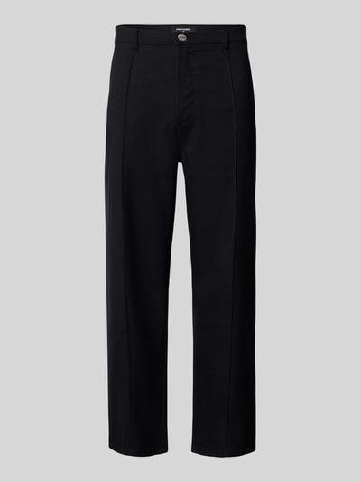 PEGADOR Regular Fit Stoffhose mit fixierten Bügelfalten Modell 'GUIDER' Black 2