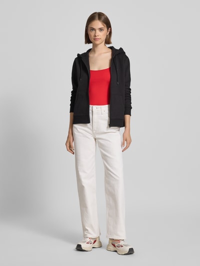 Tommy Jeans Bluza rozpinana o kroju regular fit z mieszanki bawełny Czarny 1