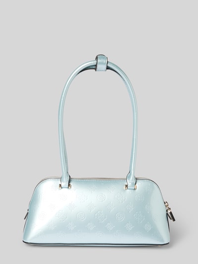 Guess Shoulder Bag in metallic Modell 'ARNELA' Hellblau 4