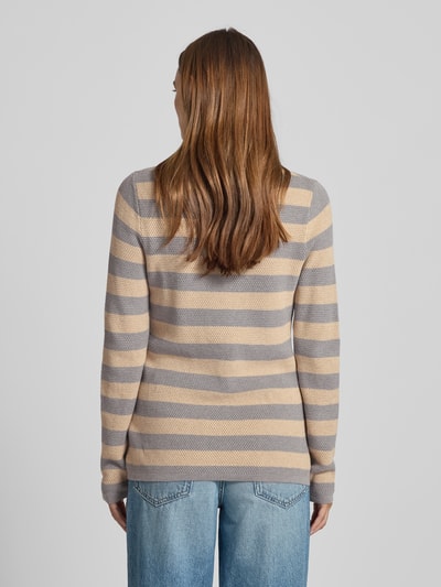 Christian Berg Woman Grof gebreide pullover Middengrijs gemêleerd - 5