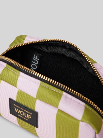 WOUF Kosmetiktasche mit Label-Detail Modell 'Cabana' Oliv 3