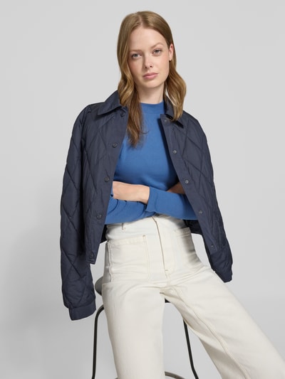 Christian Berg Woman Bluzka z długim rękawem ze stójką Niebieski 3