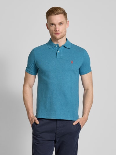 Polo Ralph Lauren Poloshirt mit Label-Stitching Marine 4