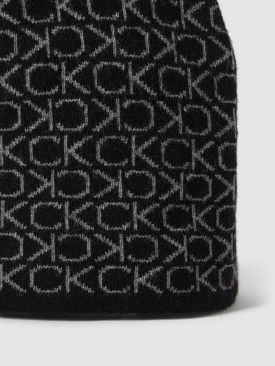 CK Calvin Klein Beanie mit Viskose-Anteil Black 2