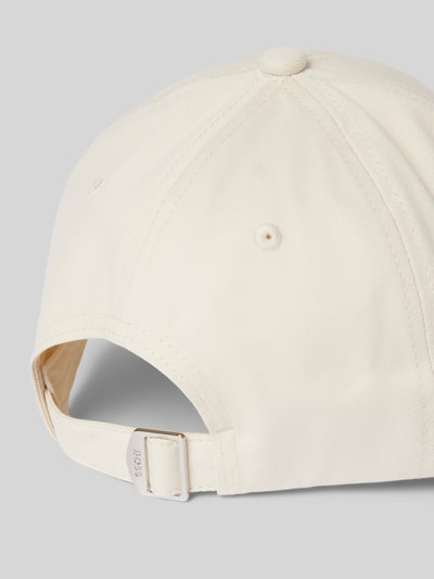 BOSS Basecap mit Label-Stitching Modell 'Zed' Beige 3