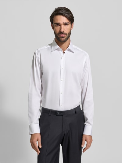 BOSS Regular Fit Businesshemd aus reiner Baumwolle Modell 'JOE' Weiss 4