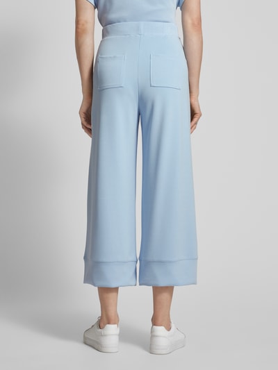 Rich & Royal Wide Leg Stoffhose mit verkürztem Schnitt Hellblau 5