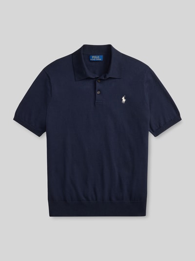 Polo Ralph Lauren Regular Fit Poloshirt aus reiner Baumwolle Marine 2