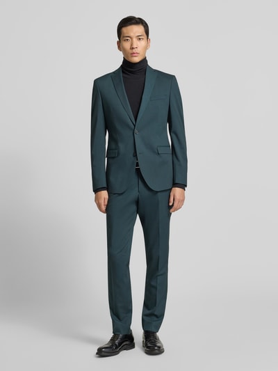 s.Oliver BLACK LABEL Slim Fit Anzughose mit Viskose-Anteil Dunkelgruen 1