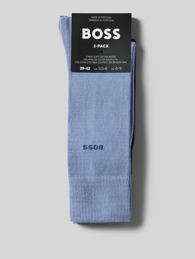 BOSS Socken mit Label-Detail im 2er-Pack Jeansblau 3