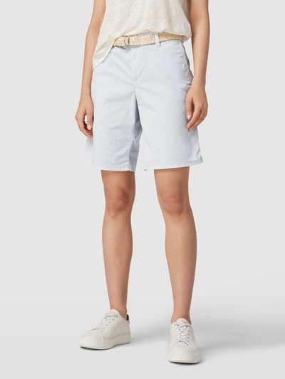 Esprit Shorts mit Gürtel Hellblau 4