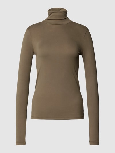 Mango Longsleeve mit Rollkragen Modell 'ALPHA' Khaki 2