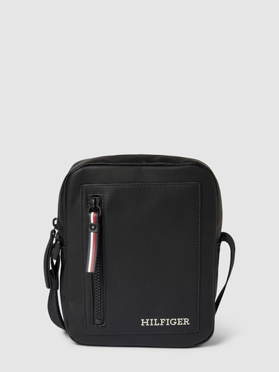 Tommy Hilfiger Umhängetasche mit Strukturmuster Modell 'PIQUE MINI REPORTER' Black 2