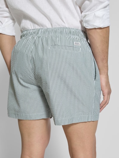 MCNEAL Zwembroek met elastische band en tunnelkoord Donkergroen - 3