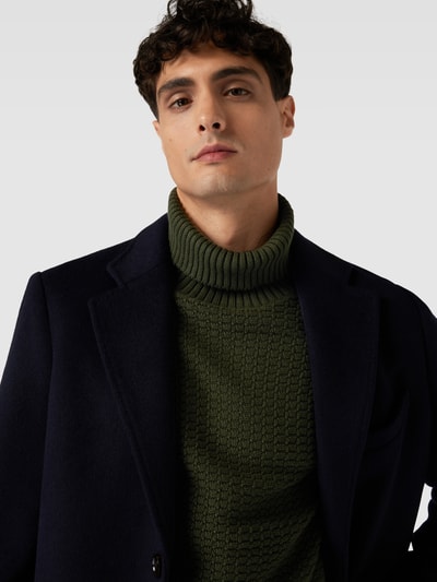 SELECTED HOMME Gebreide coltrui, model 'THIM' Olijfgroen - 3