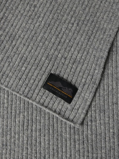 camel active Sjaal in gebreide look van zuivere wol Zilver gemêleerd - 2